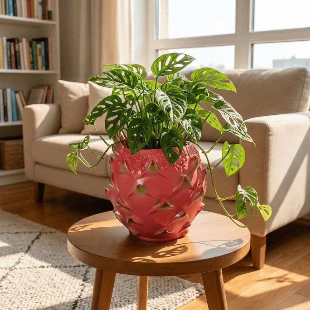 Snake Plant Ceramic - 창의적인 레진 드래곤 프루트 화분 수제