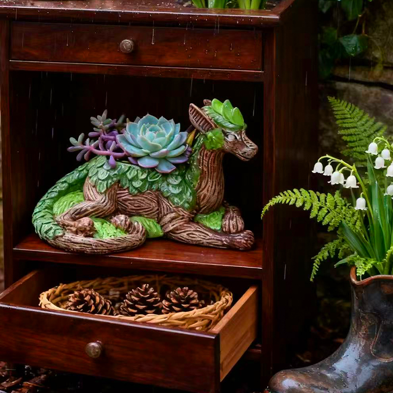 창의적인 용나무 화분 다육 식물 화병 컨테이너 정원 장 - Snake Plant Ceramic 리뷰 및 가격
