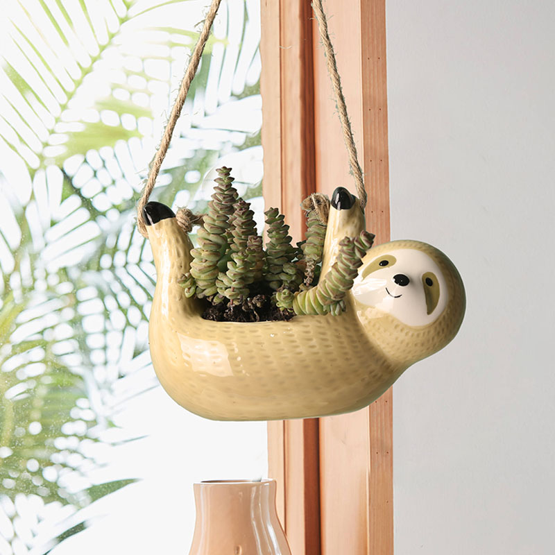1Pcs 세라믹 매달려 식물 냄비 Scindapsus  - Snake Plant Ceramic 리뷰 및 가격